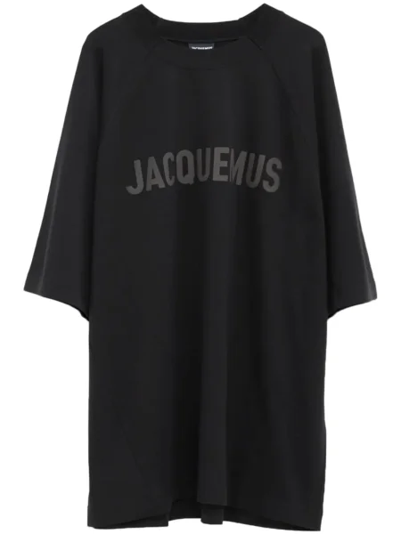 Tricou Jacquemus cu decolteu rotund negru