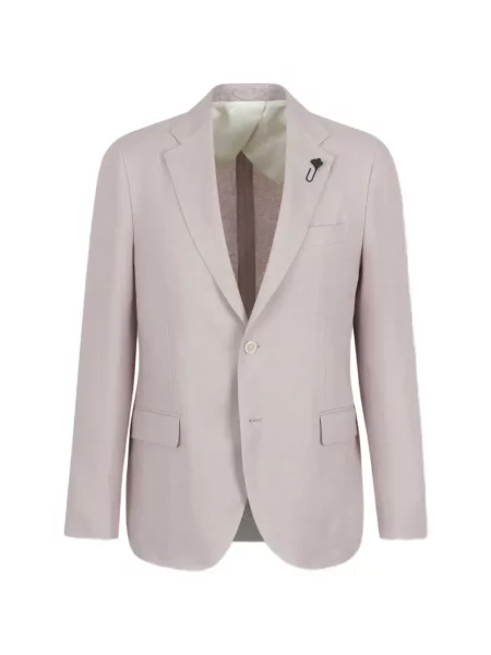 Costum Lardini cu model floral de costum roz