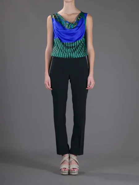 Pantaloni palazzo P.a.r.o.s.h. negru