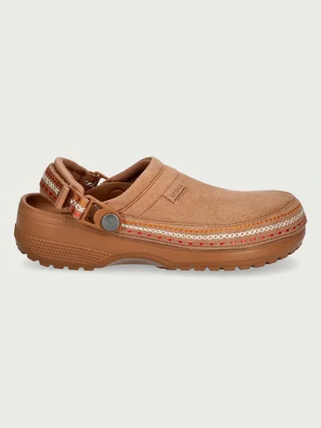 Замшевые классические шлепанцы Crocs