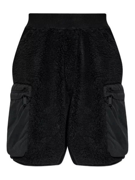 Fleecové šortky cargo Dsquared2 černé