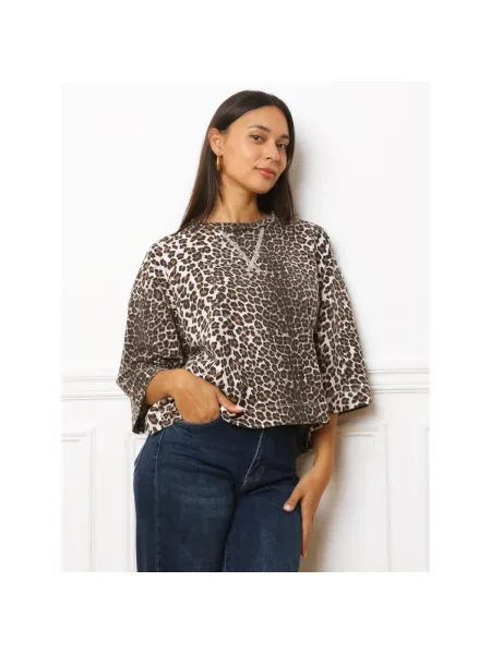 Top La Modeuse maro