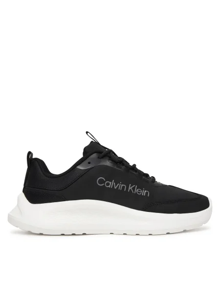 Calvin Klein Sneakersy Light Eva Runner Nyl-Sue čierna