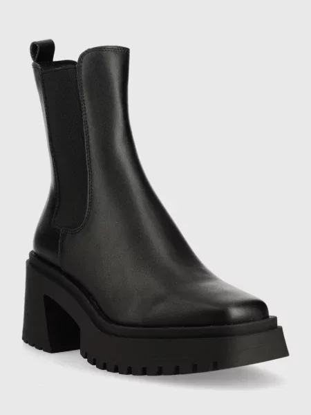 Kožené topánky chelsea Steve Madden Parkway čierna