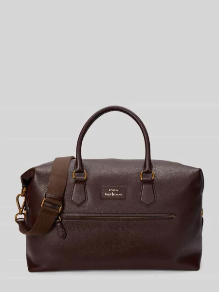 Polo Ralph Lauren torba skórzana brązowy