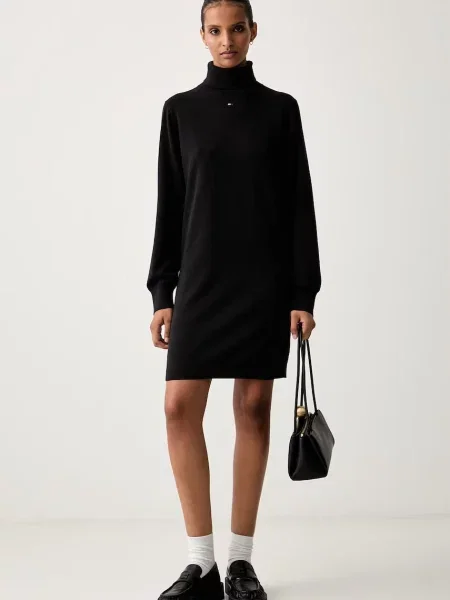 Tommy Jeans rochie din negru