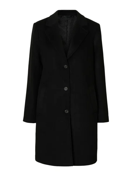 SELECTED Palton de primăvară-toamnă SLFSASJA' negru