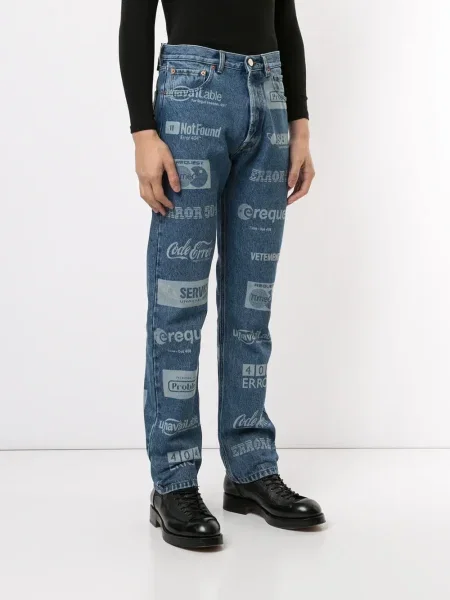 Blugi Vetements albastru