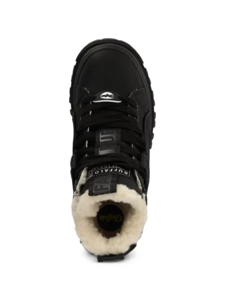 Botine Buffalo chunky negru
