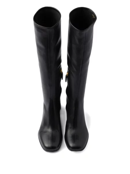 Botine Prada din piele negru