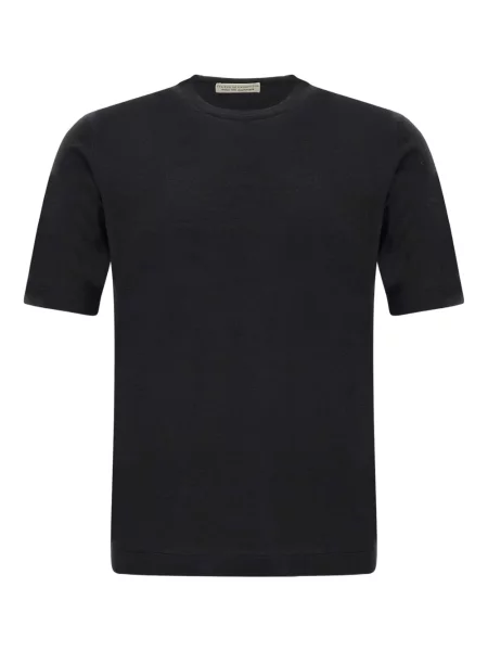 Tricou Filippo De Laurentiis de lână scurt negru
