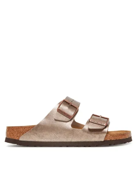 BIRKENSTOCK Šľapky Arizona tmavošedá hnedá