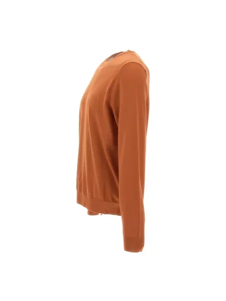 Sweter Hugo wełniany brązowy