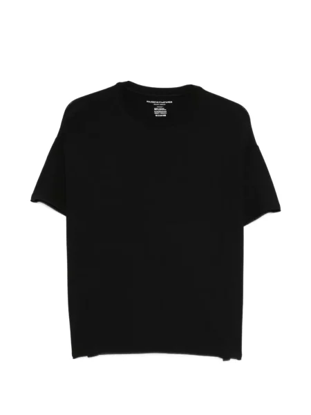 Tricou Majestic Filatures scurt negru