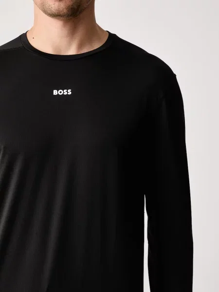 BOSS Green лонгслів TS_Active LS зелений