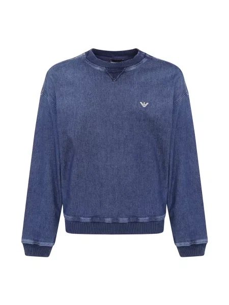 Bluza sportowa Emporio Armani niebieska