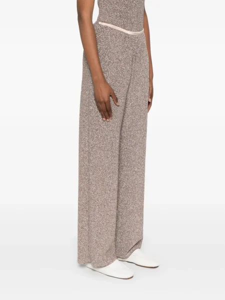 Pantaloni Forte_forte argintiu