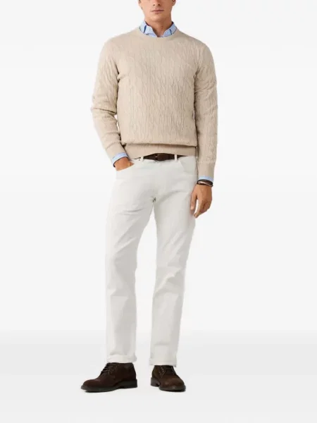 Pulover Hackett London cu decolteu rotund