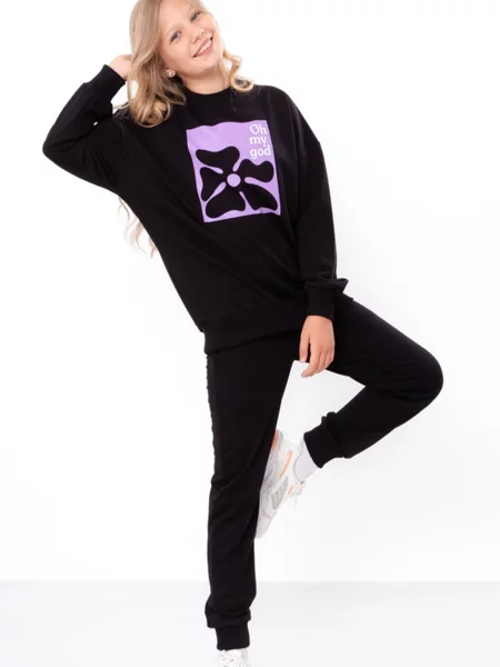 Дитячий Спортивний костюм Носи своє сірий