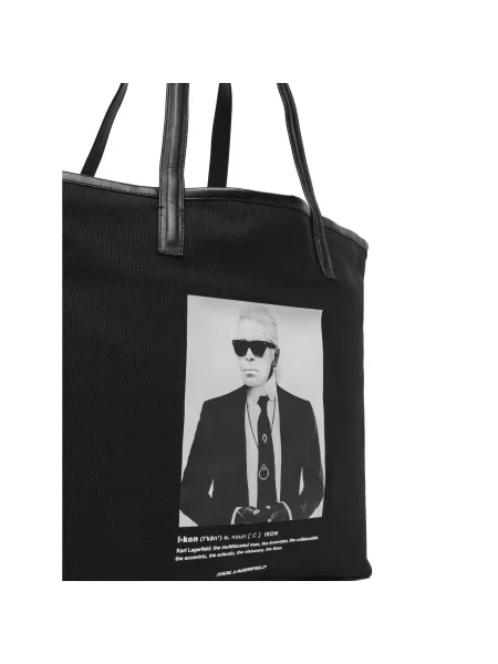 KARL LAGERFELD Kabelka čierna
