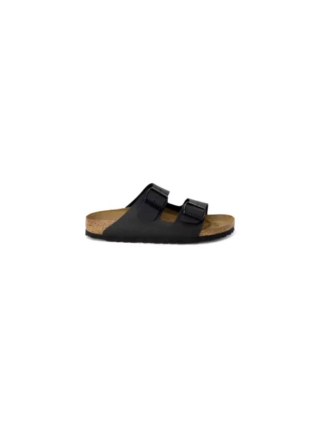 Klapki Birkenstock skórzane czarne