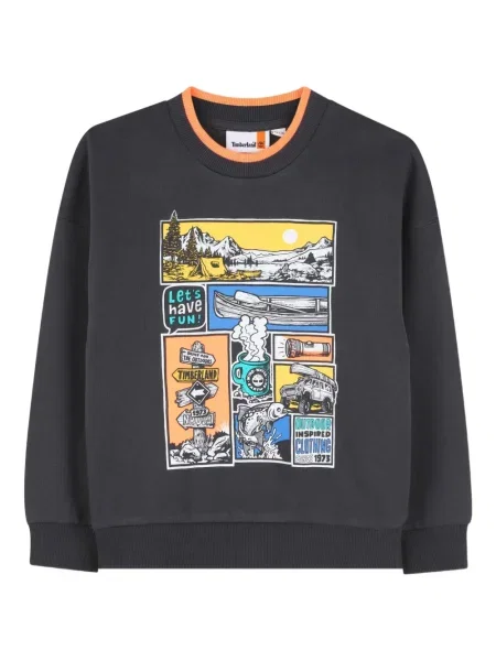 Bluza dziecięca Timberland szara