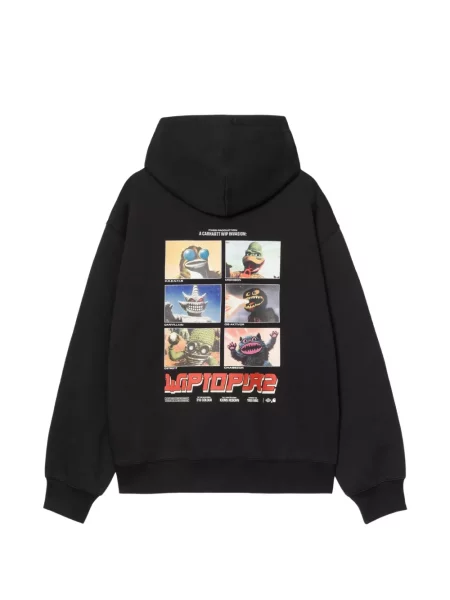 Hoodie Carhartt Wip με σχέδιο μαύρο