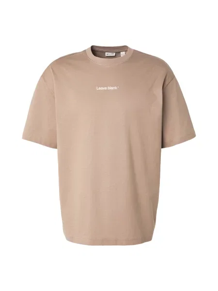 Only & Sons Tricou ONSFRED maro cappuccino alb