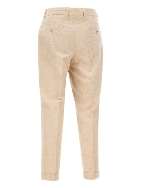 Manšestrové plisované kalhoty Boss