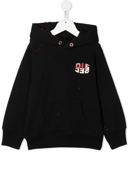 Bluza z kapturem dziecięca Diesel czarna
