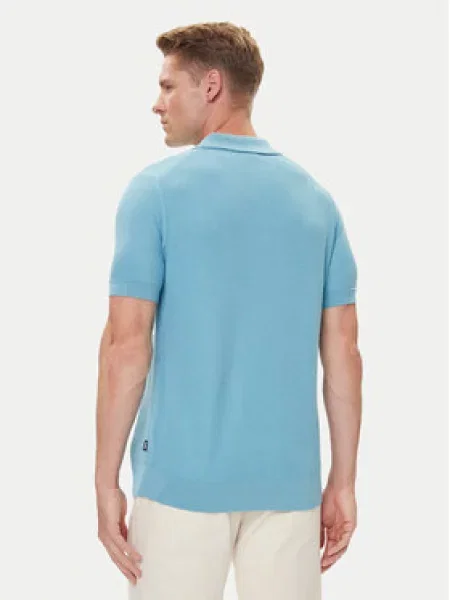 BOSS Polo marškinėliai H-Iannotti mėlyna