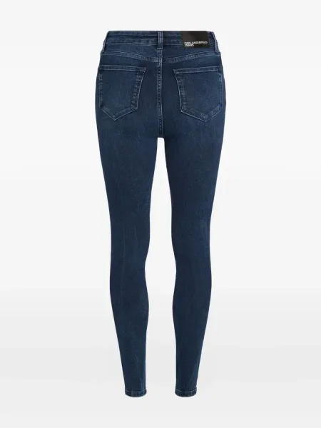 Дънки skinny fit Karl Lagerfeld Jeans синьо