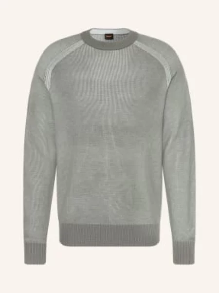 Boss Sweter Akajer gruen szary