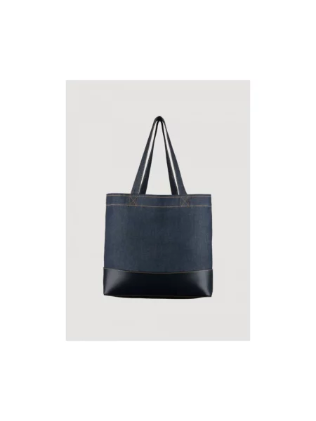 Torba A.p.c. skórzana niebieska
