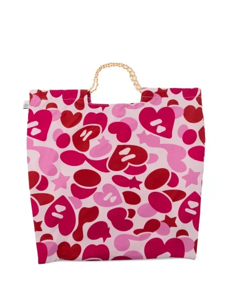 Geantă shopper Apee™ By *a Bathing Ape® roz