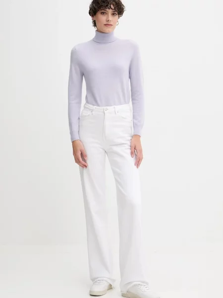 Вовняний светр United Colors of Benetton гольф сірий