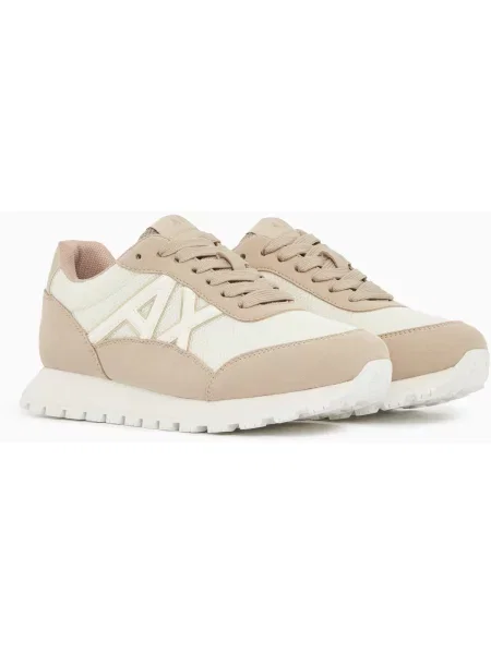 Sneakersy Armani Exchange béžové