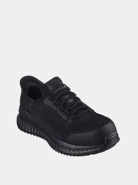 Кожаные повседневные кроссовки Skechers черные