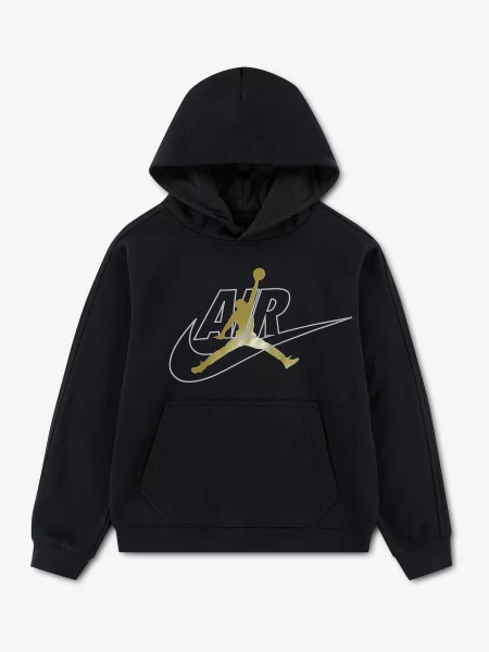 Jordan Mikina AIR SWOOSH zlatá / svetlosivá čierna