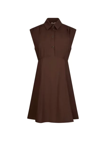 Rochie mini Liu Jo fără mâneci de costum mini maro