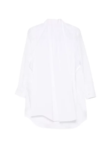 Cămașă Comme Des Garçons cu volane alb