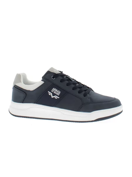 Sneakersy Armata Di Mare skórzane niebieskie