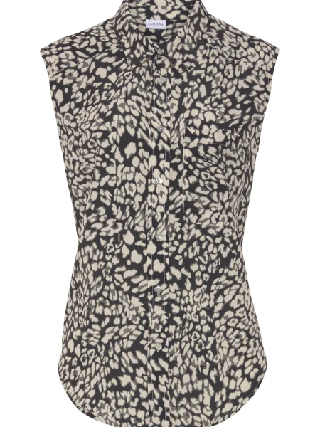 LASCANA Bluză ecru negru