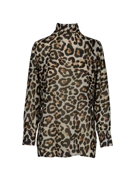 Leopárdmintás blúz Tessitura Body Couture nyomtatás