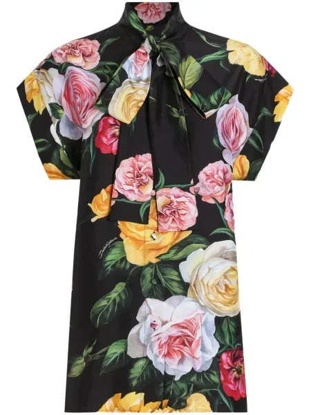 Cămașă Dolce & Gabbana cu imagine negru