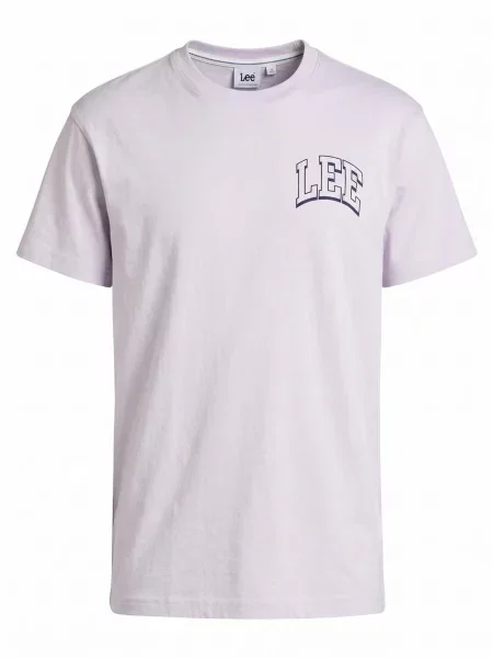 Lee Tricou VARSITY albastru / mov pastel roz