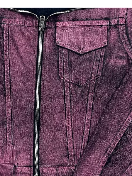 Geacă de blugi Sp5der violet