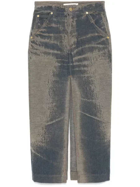 Fusta maxi Darkpark albastru