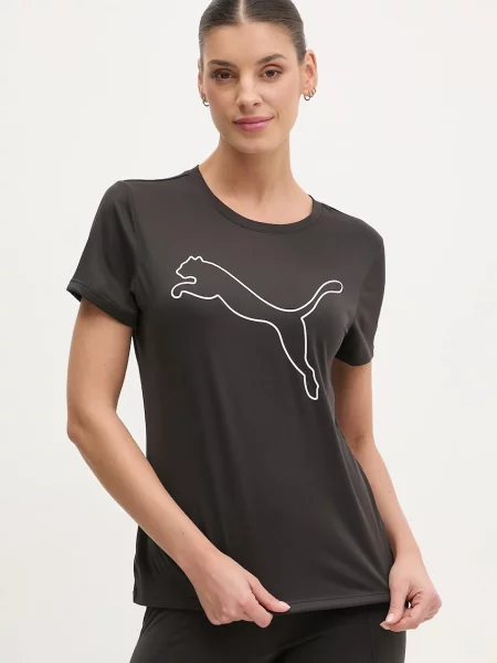PUMA Funkčné tričko TAD ESSENTIAL / biela čierna