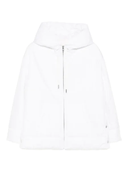 Kabát Liska s kapucí bílý